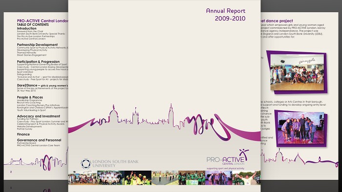 Pro-Active Central Annual Report front cover