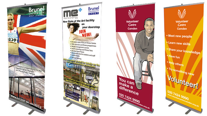 Four Roller Banners