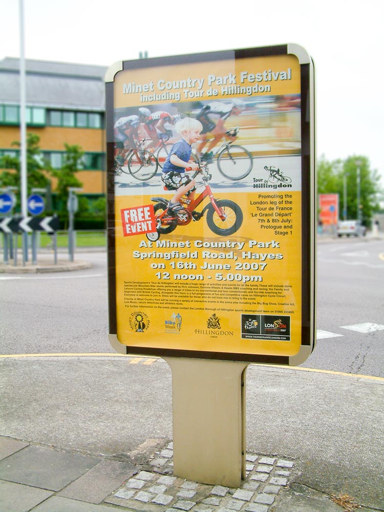tour de hillingdon big display poster