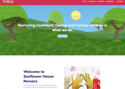Sunflower House Nursery New Website