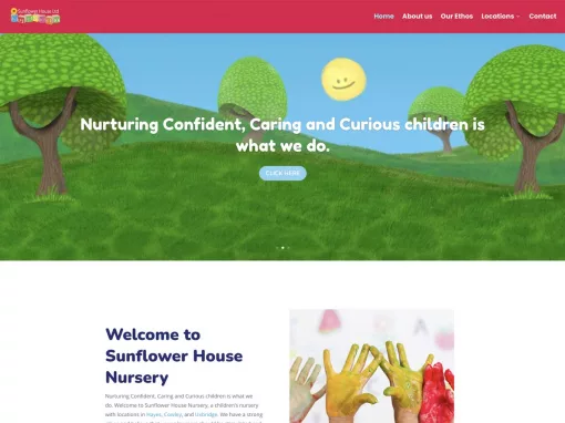 Sunflower House Nursery New Website